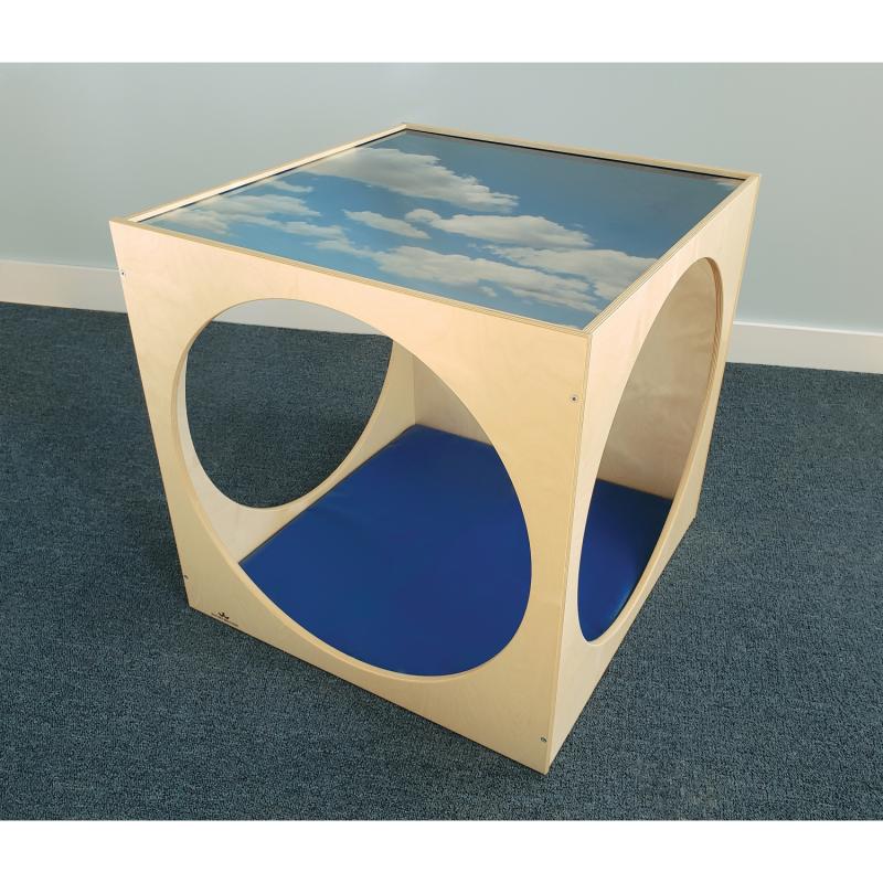 WB2122 Acrylic Top Play House Cube With Floor Mat Set