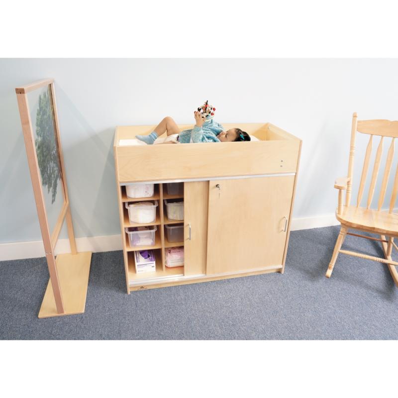 Birch shop changing table