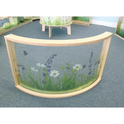 WB0517 Nature View Curved Divider Panel 