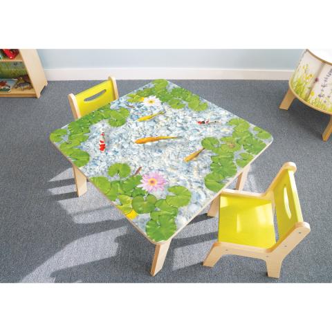 WB0541 Nature View Pond Table. Chairs sold separately.