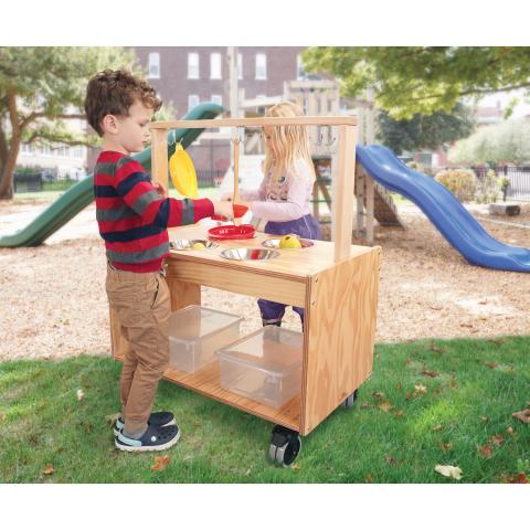 Outdoor Mobile Mud Play Kitchen