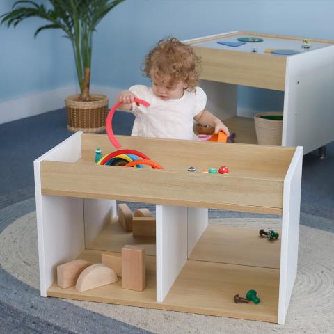 WB1967 elevatED™ Toddler Mirrored Cabinet_hero with model