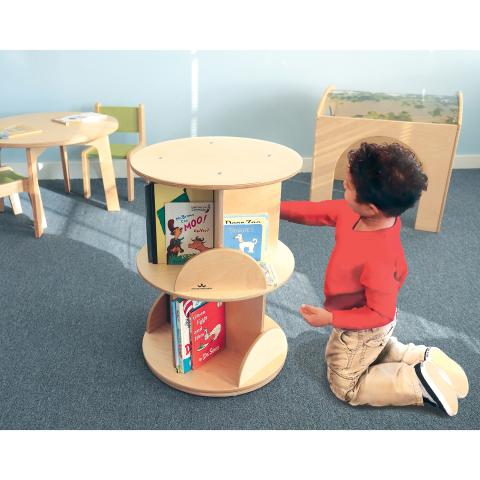 WB0502R - Two Level Book Carousel