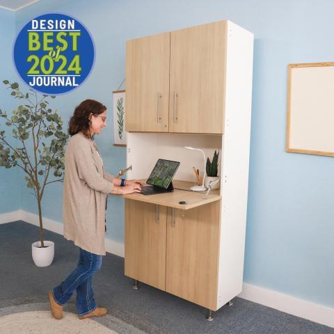 WB1954 elevatED™ Teacher Workstation Cabinet_hero with model