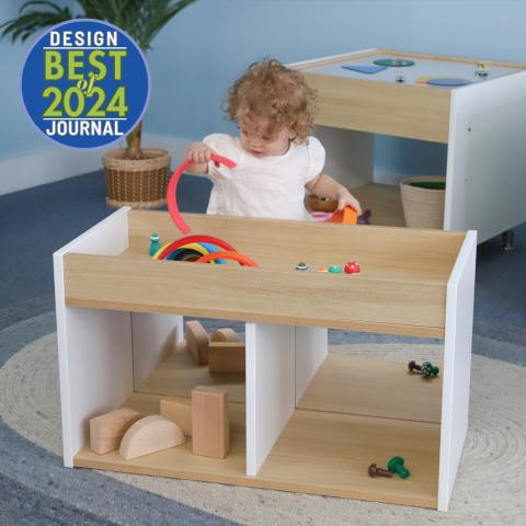 WB1967 elevatED™ Toddler Mirrored Cabinet_hero with model