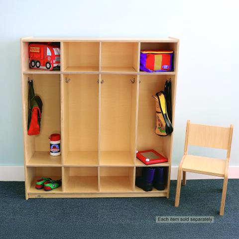 WB0128 - Four Section Coat Locker