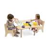 Shown: WB0181 Toddler Flower Table with Two Toddler Chairs set [sold separately]