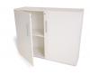 WB0658 - Whitney White Lockable Wall Cabinet