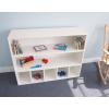 WB0660 - Whitney White Cubby And Shelf Cabinet