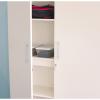 WB0665 - Whitney White Tall And Wide Wall Cabinet