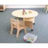 WB1816 - Mobile Collaboration Table With Trays