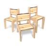 Nature View Live Edge Chair 14H_three heights
