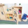 WB2365 Let's Play Toddler Washer / Dryer - Natural_door open. Each item sold separately.