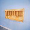 WB4848 Wall Mounted Eight Cubby Diaper Cabinet_side view no props