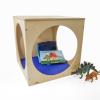 WB0217 Toddler Play House Cube with Floor Mat Set_silhouette, propped