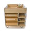 WB1915 elevatED™ Art Supply Cart_front view propped