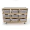 WB1929 elevatED™ Nine Tray Mobile Storage Cabinet_silo no props