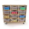 WB1932 elevatED™ 12 Tray Mobile Storage Cabinet_silo with props