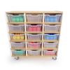 WB1935 elevatED™ 15 Tray Mobile Storage Cabinet_silo with props