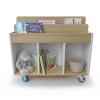 WB1937 elevatED™ Mobile Book Storage Island_silo with props