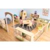 Sample classroom layout using Nature View Room Divider collection [each piece sold separately]