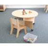 WB1816 - Mobile Collaboration Table With Trays