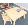 WS3522M - 35" Square Maple Table 22" High