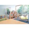 Shown:  WB0538 Nature View Floor Standing Partition 48W in room environment [each item sold separately]